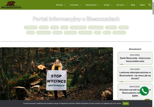 Przewodnik turystyczny i informacyjny o Bieszczad